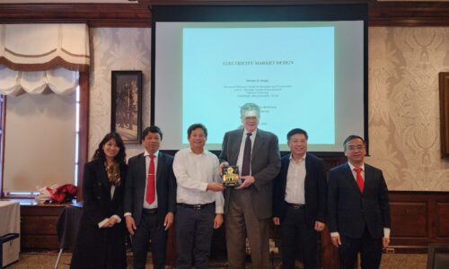 At a workshop with Professor William W. Hogan at Harvard University